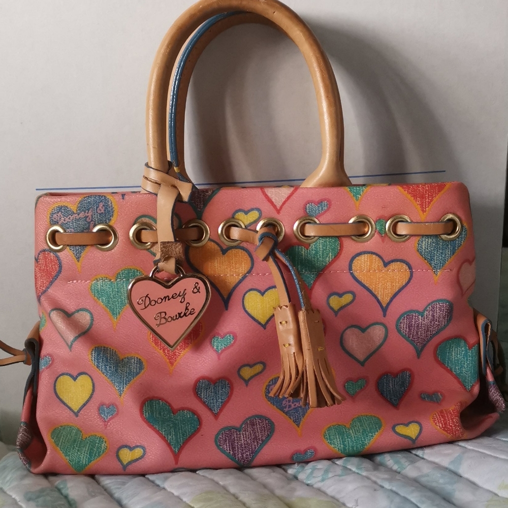 Dooney & Bourke mini tassle tote